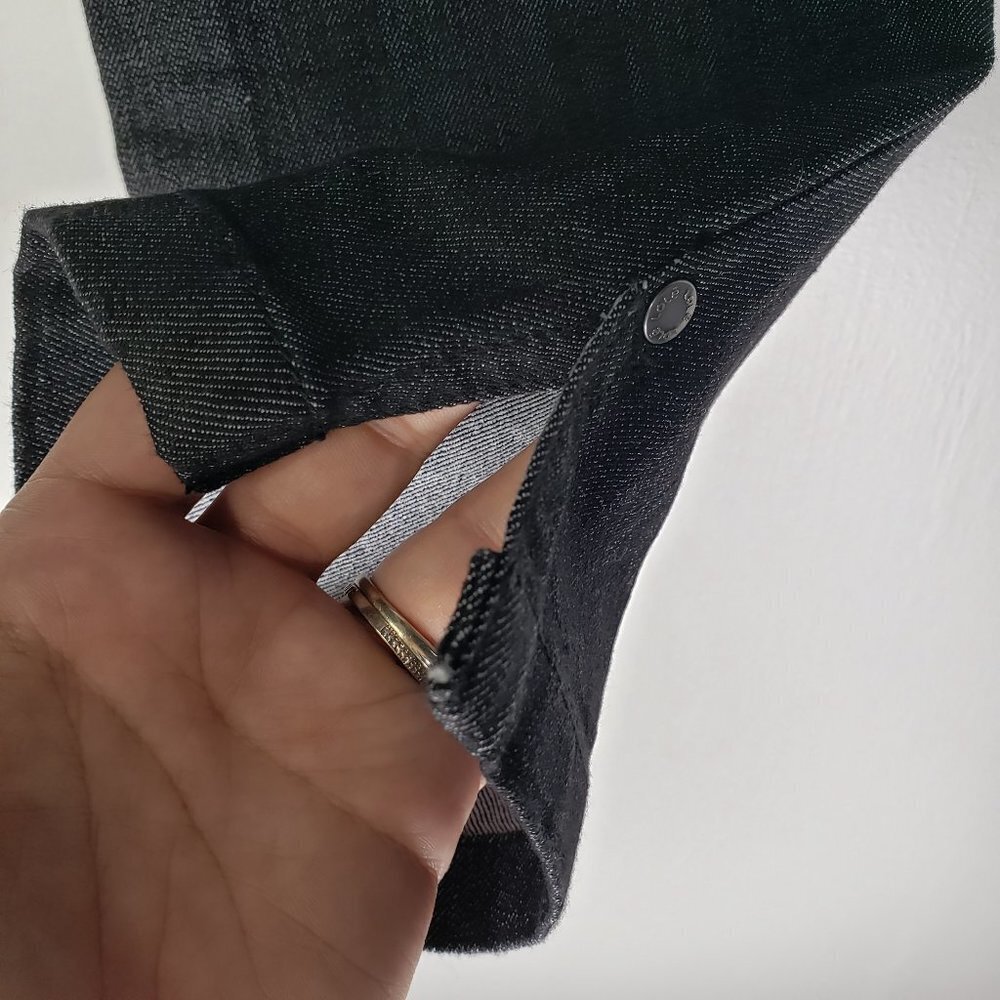 Lole Denim Capris Crops Dark Grey Wash 8 Jeans Stretch‎ - Picture 4 of 8